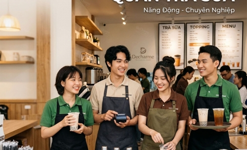 99+ Mẫu Đồng Phục Quán Trà Sữa Siêu Mê