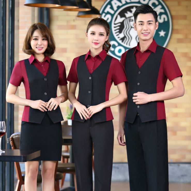 Mẫu Đồng Phục Nhân Viên Phục Vụ 01