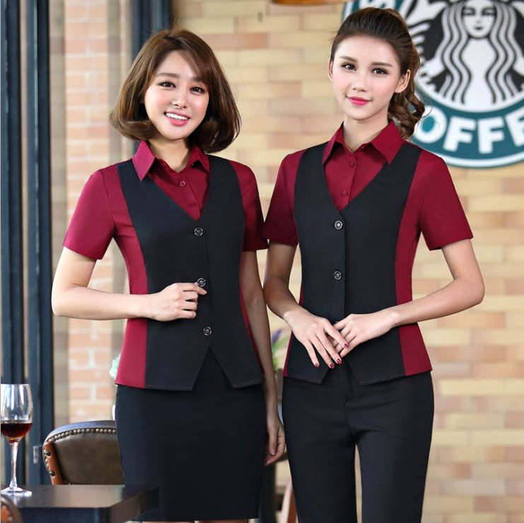 Mẫu Đồng Phục Nhân Viên Phục Vụ 01