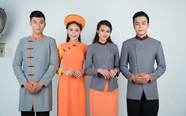 Mẫu Đồng Phục Lễ Tân Thu Ngân 03