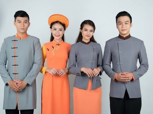 Mẫu Đồng Phục Lễ Tân Thu Ngân 03