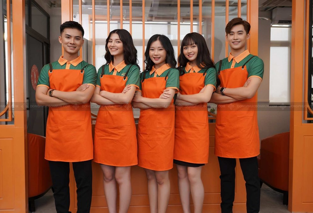 Mẫu Đồng Phục Quán Trà Sữa 06