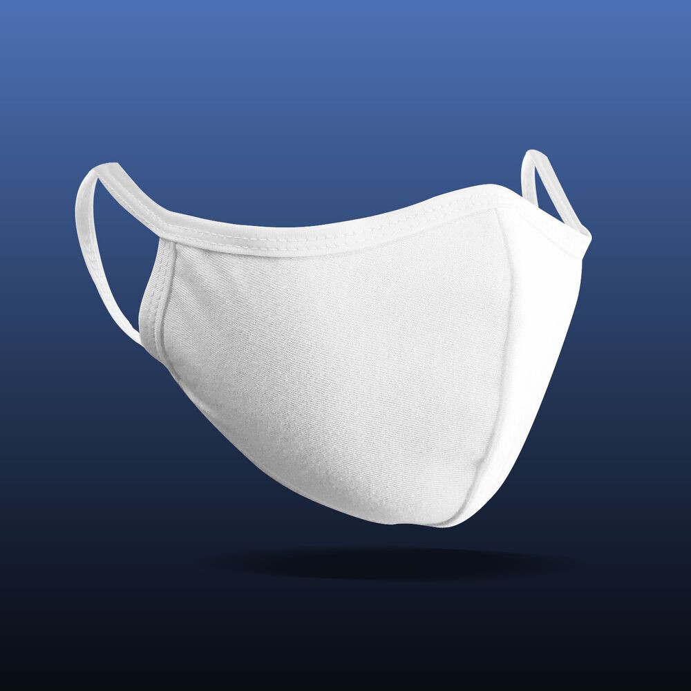 Mẫu khẩu trang vải màu trắng - 01