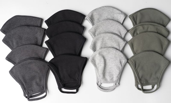 Mẫu khẩu trang vải trơn nhiều màu - 05