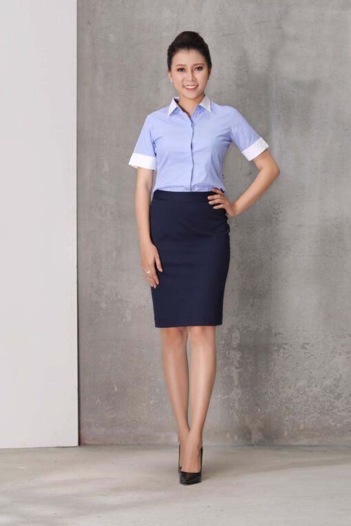 Mẫu Đồng Phục Sơ Mi Nữ 04