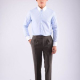 Đồng phục sơ mi xanh nhạt cho nam - 02