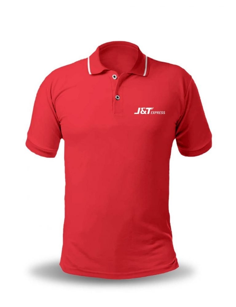 Mẫu Đồng Phục Áo Thun/Áo Phông Có Cổ J&T Express